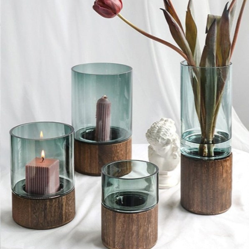 The Mystic Mountain Hurricane Vase Collection