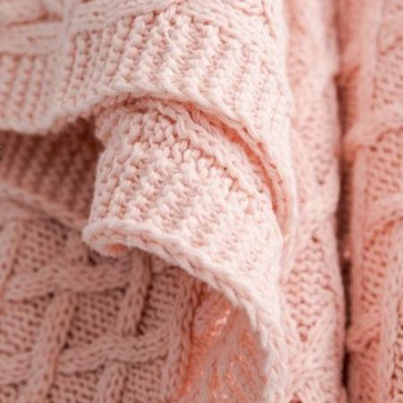 The Scandi Candy Knit Blanket