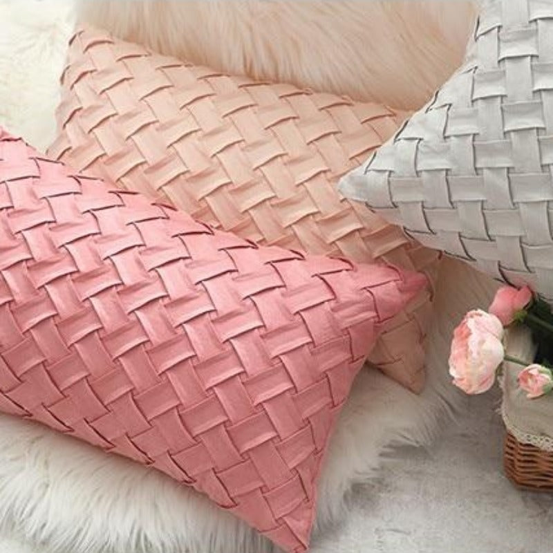 The Basketweave Pillow Cover