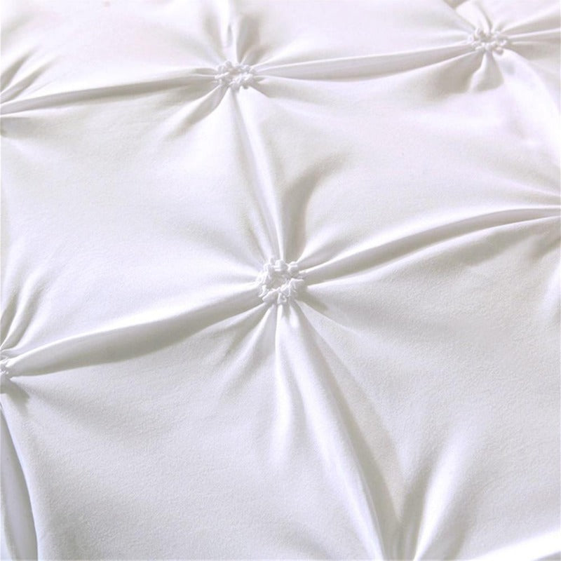 The Rosette Pinch Pleat Duvet Cover Collection