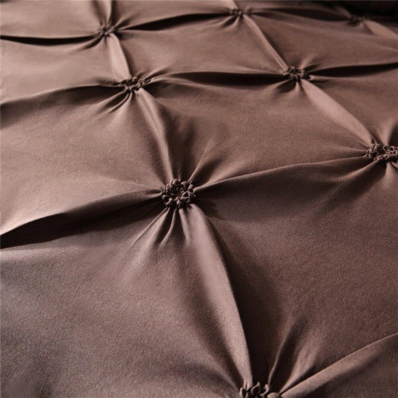 The Rosette Pinch Pleat Duvet Cover Collection