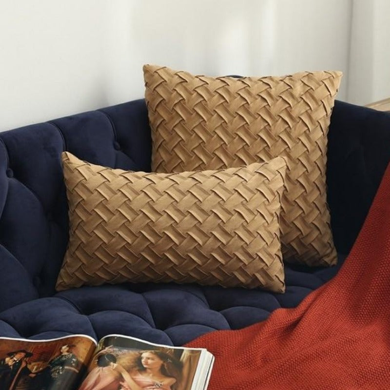 The Basketweave Pillow Cover