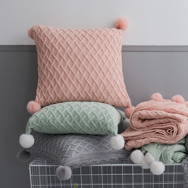 The Scandi Candy Pillow Cover