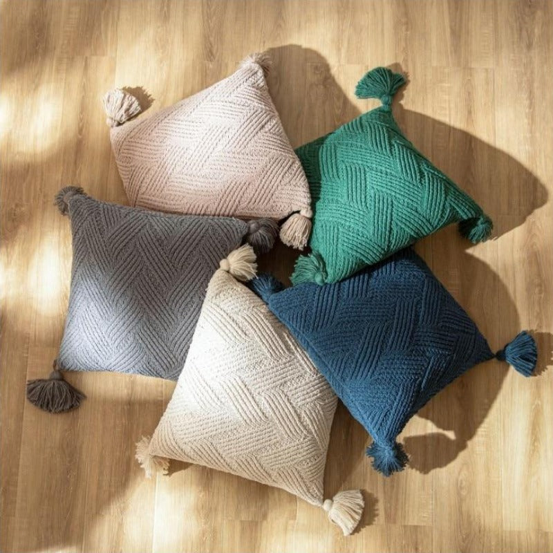The Nordic Knit Pillow Cover