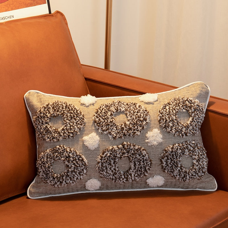 The Moroccan Tweed Tufted Pillow Cover Collection