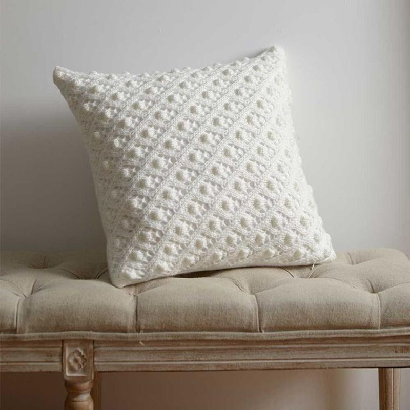 The Bouclé Knit Pillow Cover