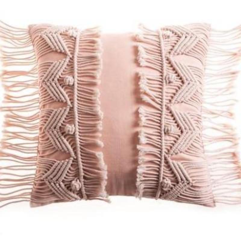 The Boho Romance Macramé Pillow Cover Collection