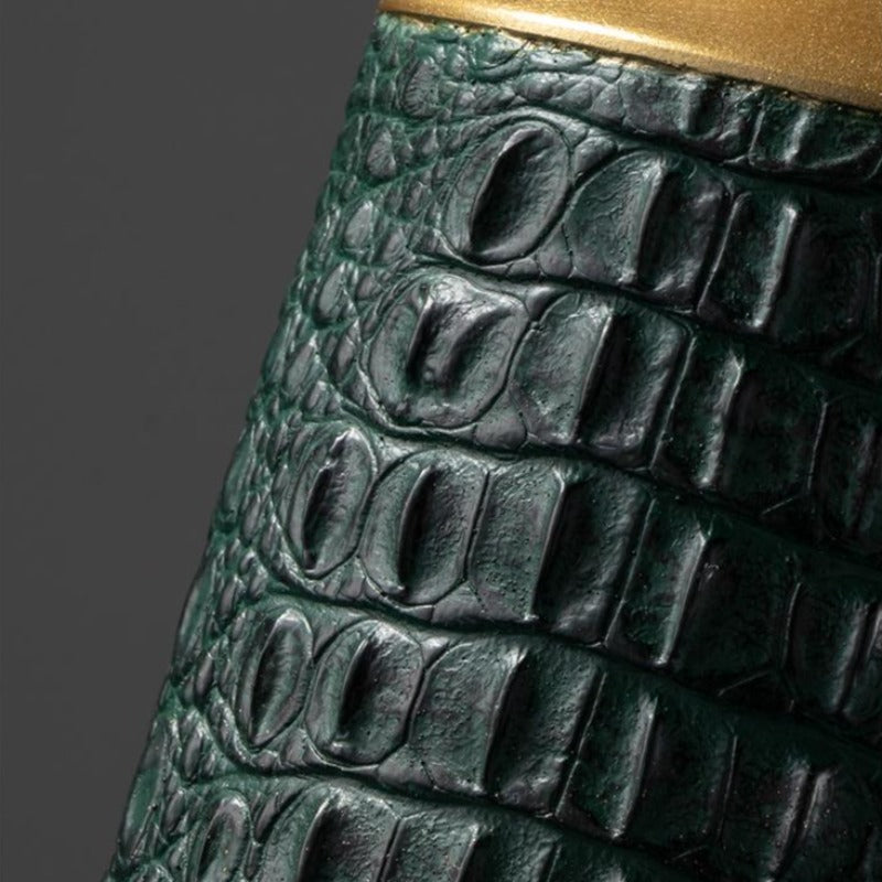 The Emerald Crocodile Vase
