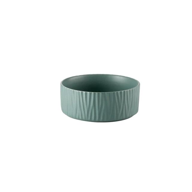 The Woodland Texture Pet Food Bowl with Stand