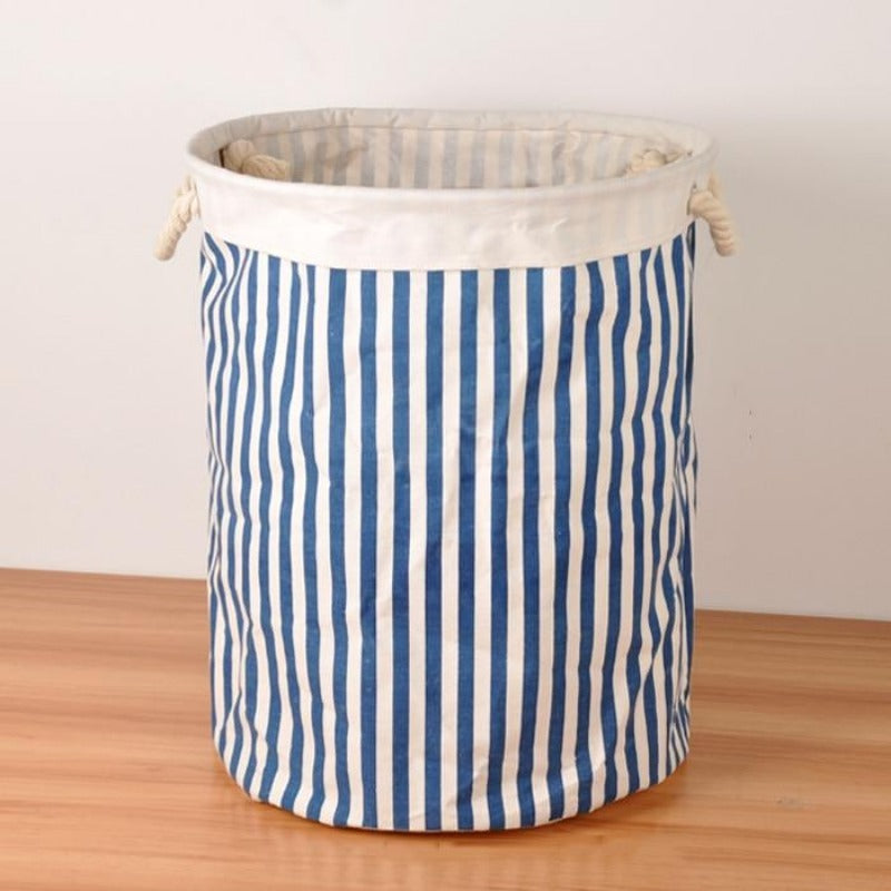 The Cabana Stripe Canvas Basket